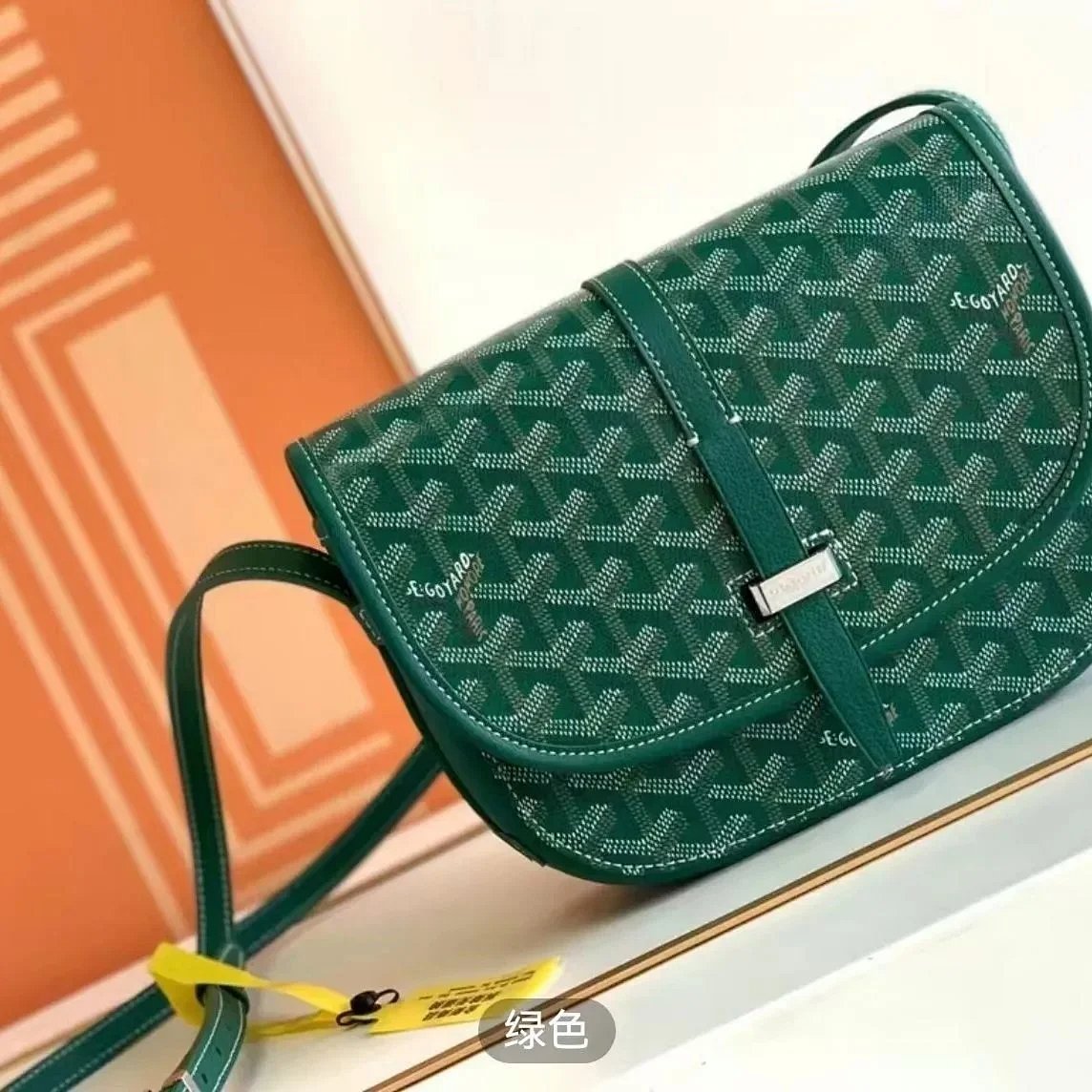 Goyard Saint Louis PM Saddle Bag Light Blue Crossbody Bag product detail 10 in Litbuy spreadsheet finds