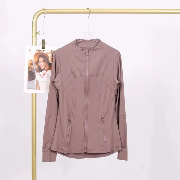 Design Lightweight Zip-Up Performance Jacket Dusty Rose Activewear product listing in Litbuy spreadsheet finds