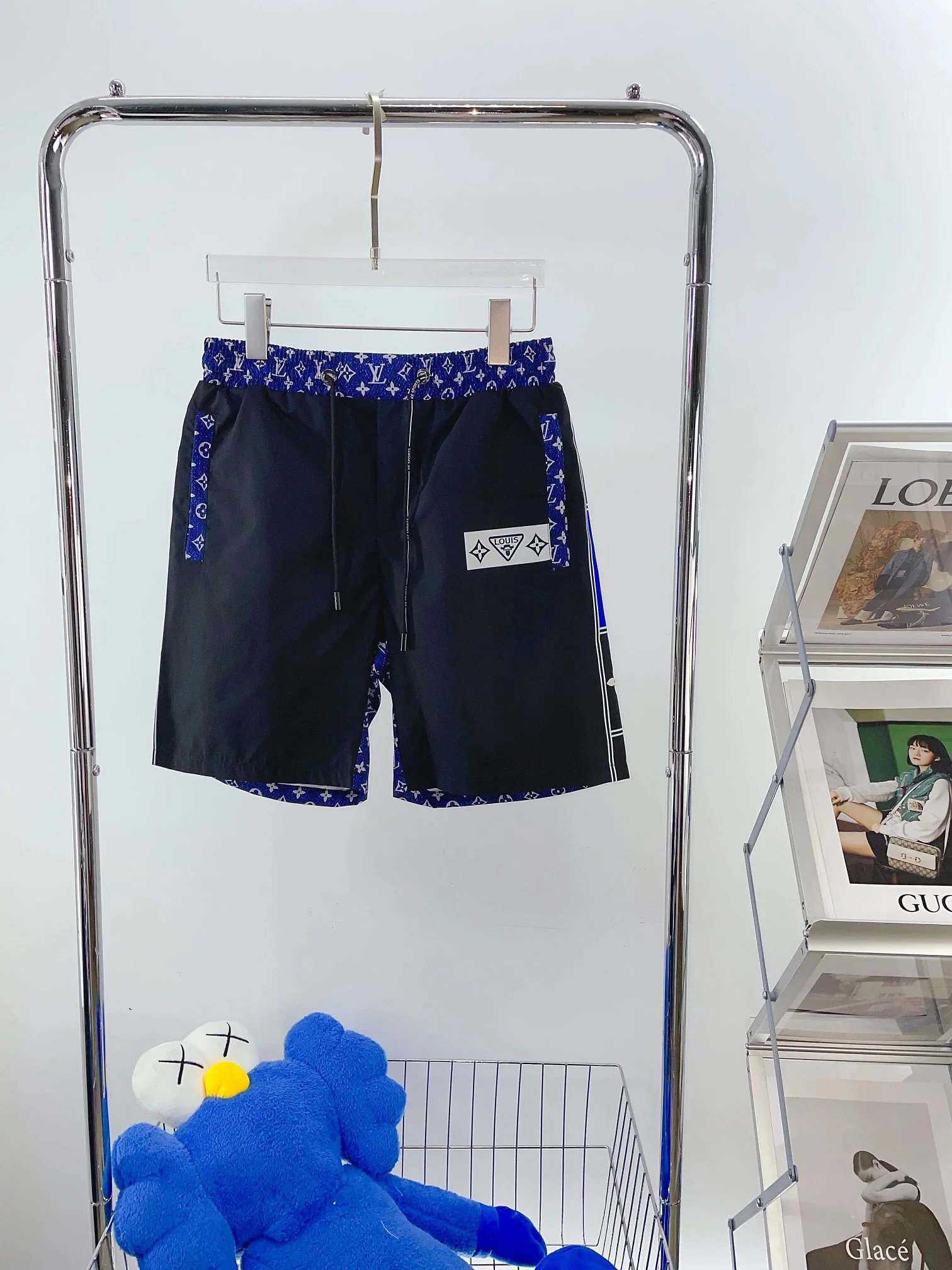 Louis Vuitton Shorts Elastic-waist drawstring logo-print — 1001008CPZC