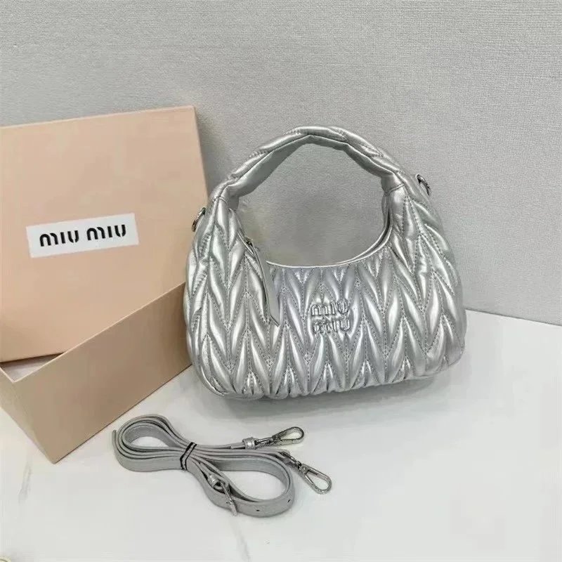 Miu Handbags YH-005 Quilted Hobo Handbag image 2
