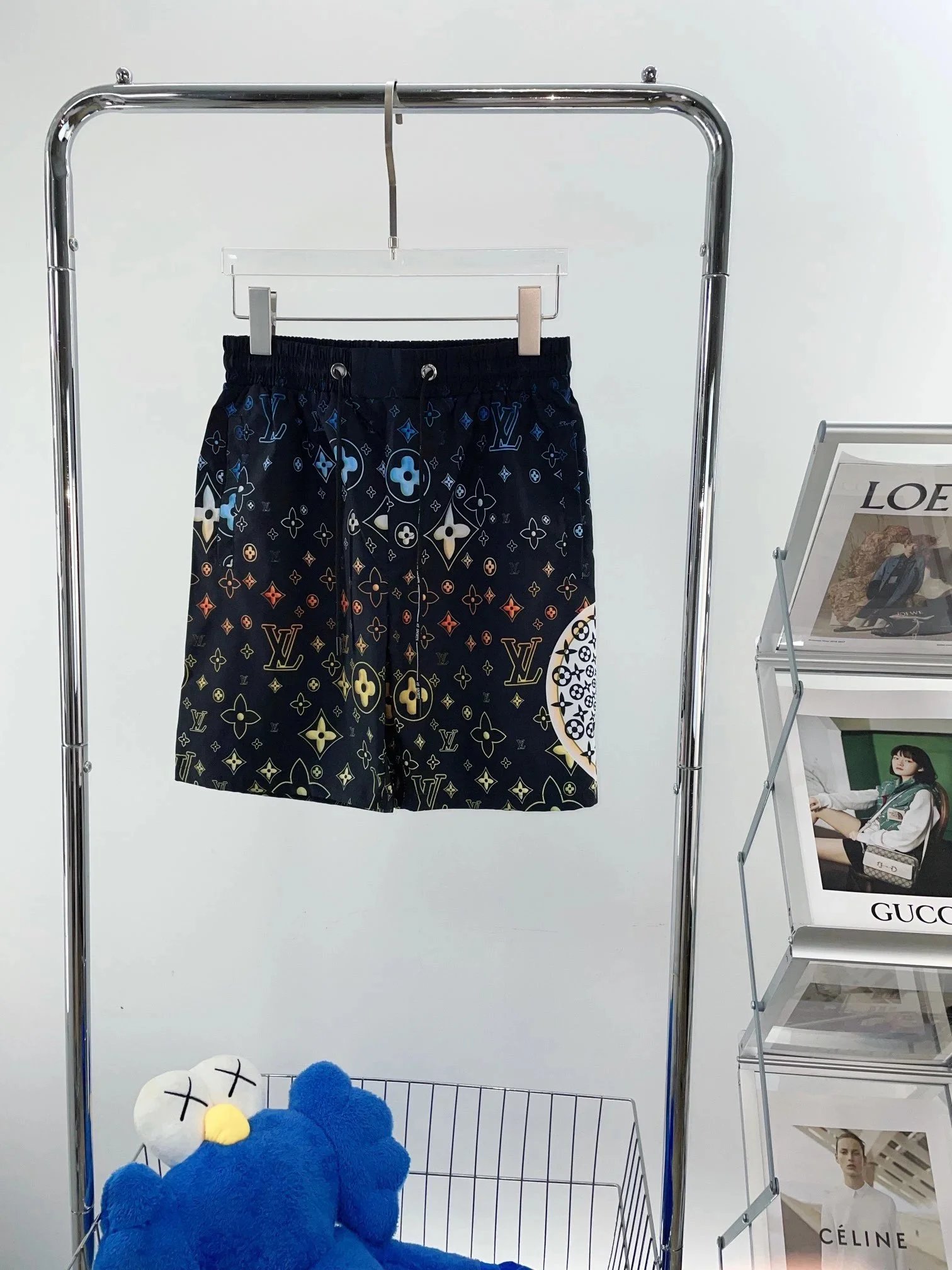 Louis Vuitton Shorts Elastic-waist drawstring logo-print — 1001009CPZC