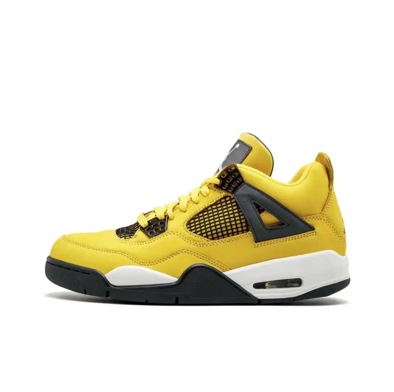 Nike Air Jordan 4 White Blue Yellow Green Red Black Casual Sneakers