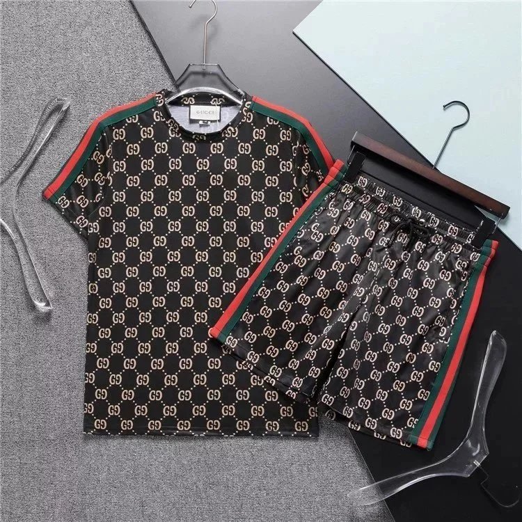 Gucci Matching Sets GG Monogram Top and Shorts Set — 6