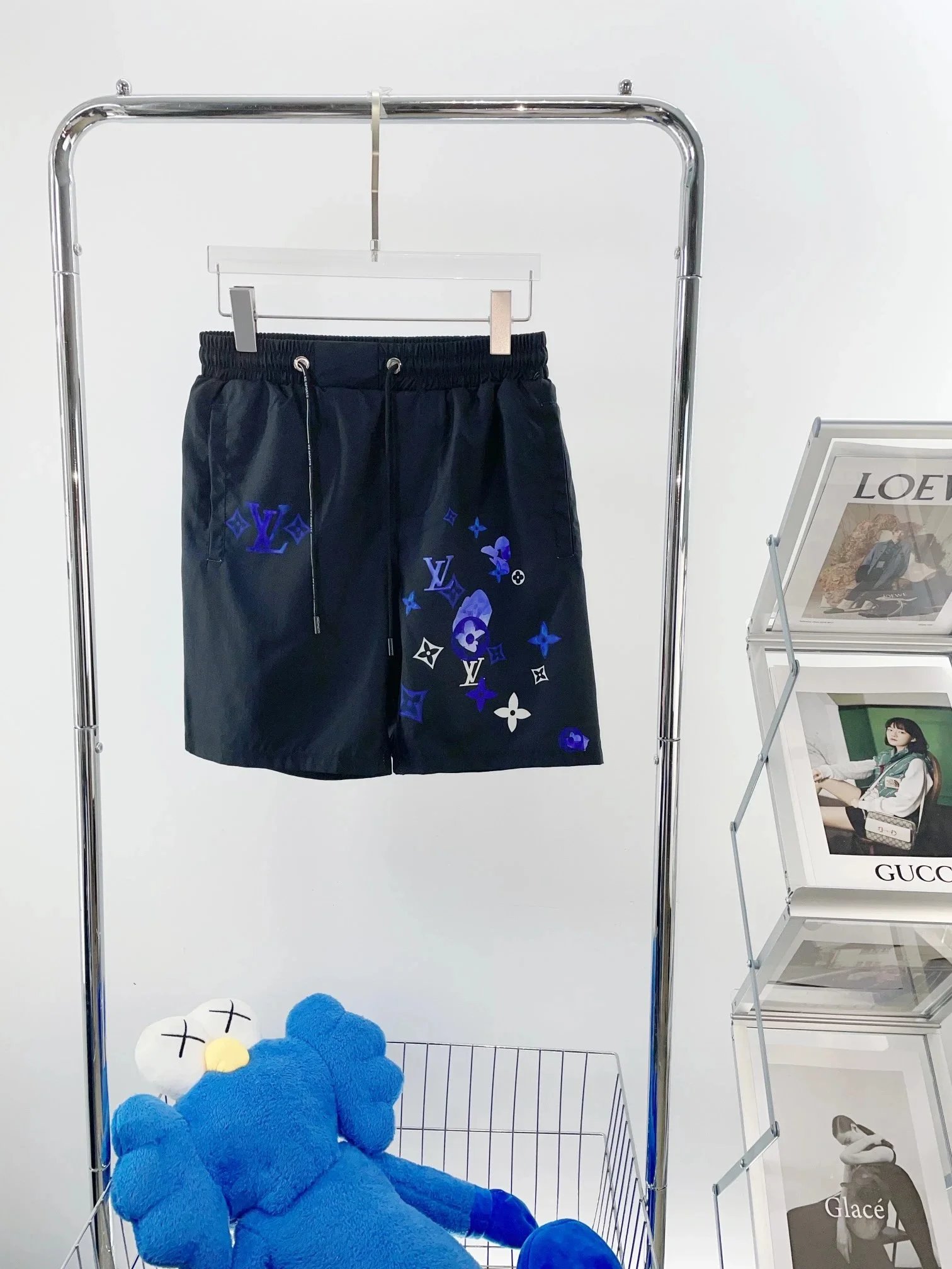 Louis Vuitton Shorts Elastic-waist drawstring logo-print — 1001007CPZC