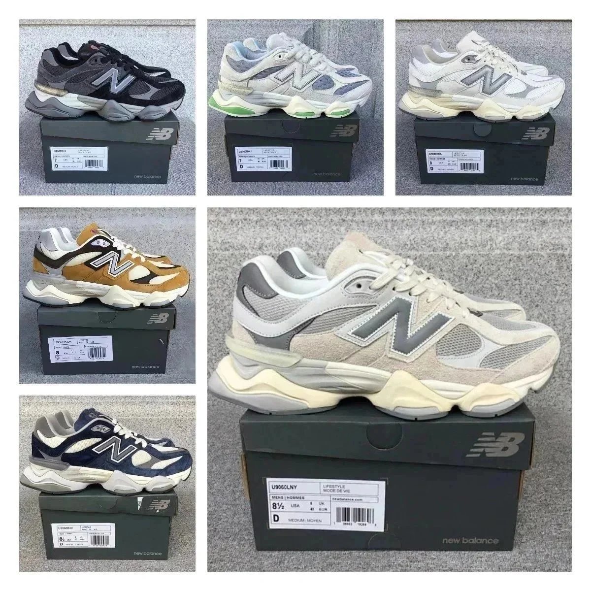 New Balance 9060 Retro Running Sneakers