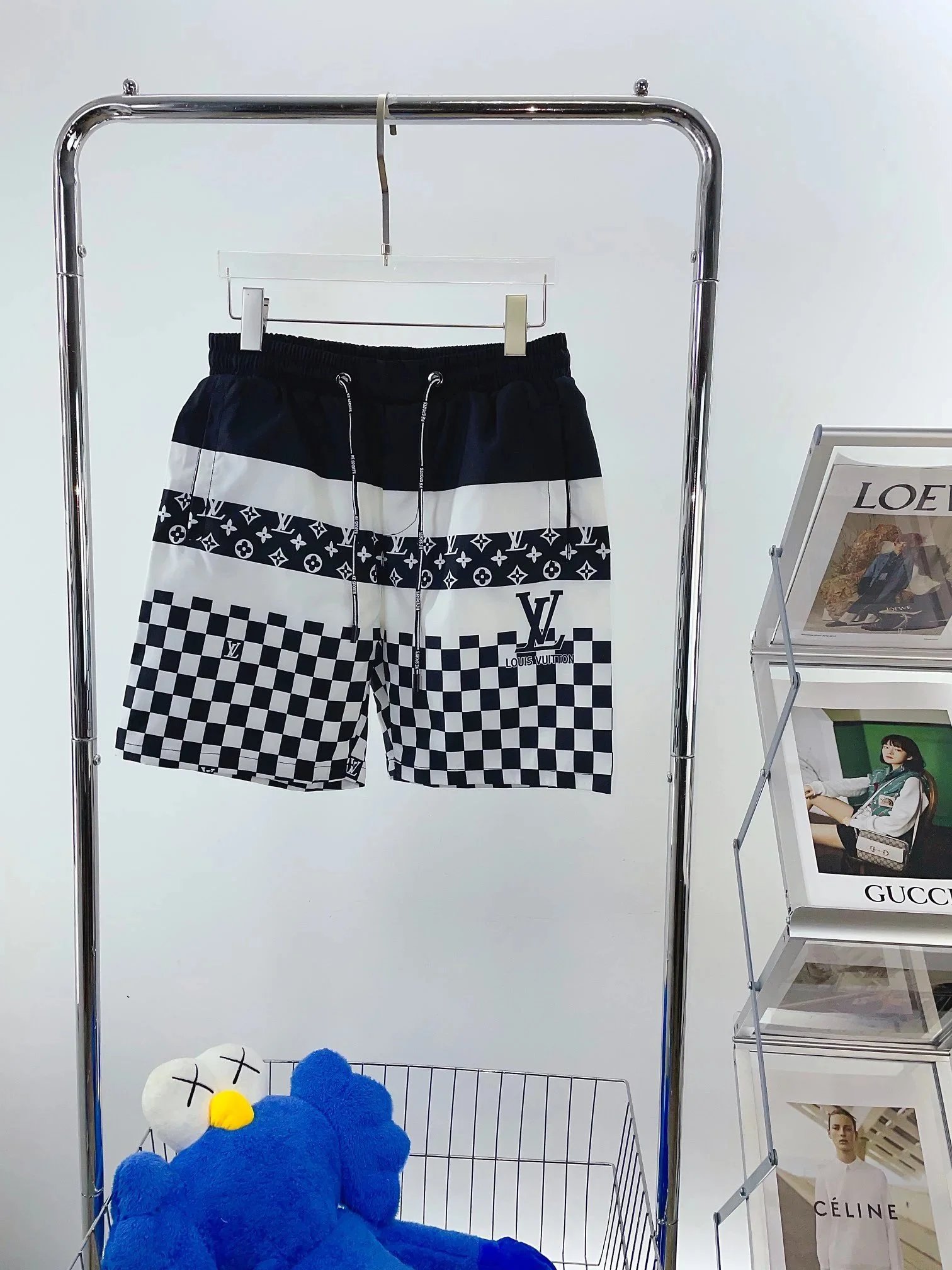 Louis Vuitton Shorts Elastic-waist drawstring logo-print — 1001006CPZC