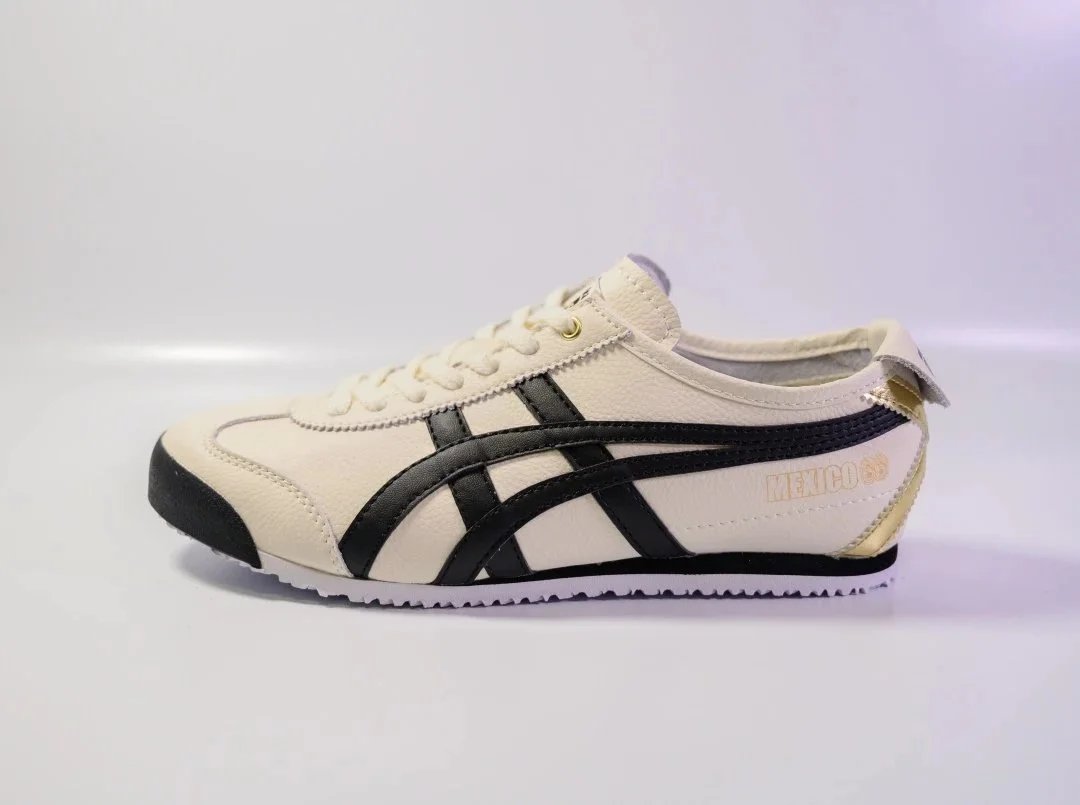 Onitsuka Tiger Mexico 66 White Black Classic Sneakers