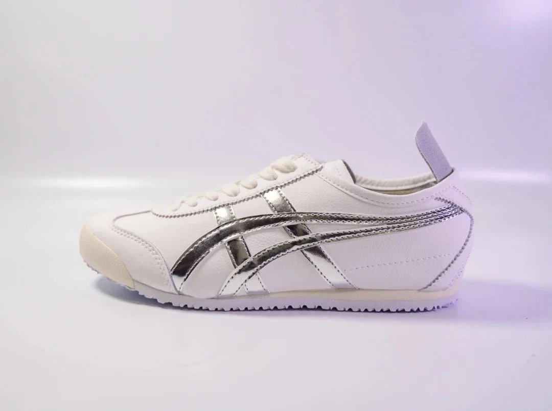 Onitsuka Tiger Onitsuka Tiger Mexico 66 White & Silver Sneakers White
