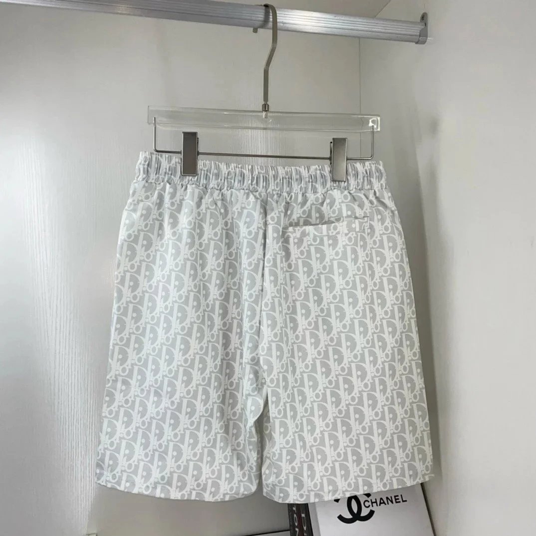Dior Oblique Print Navy Blue Gradient Shorts