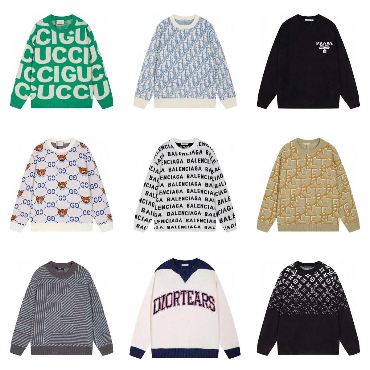 Gucci Logo Knit Sweater Red product detail 2 in Litbuy spreadsheet finds