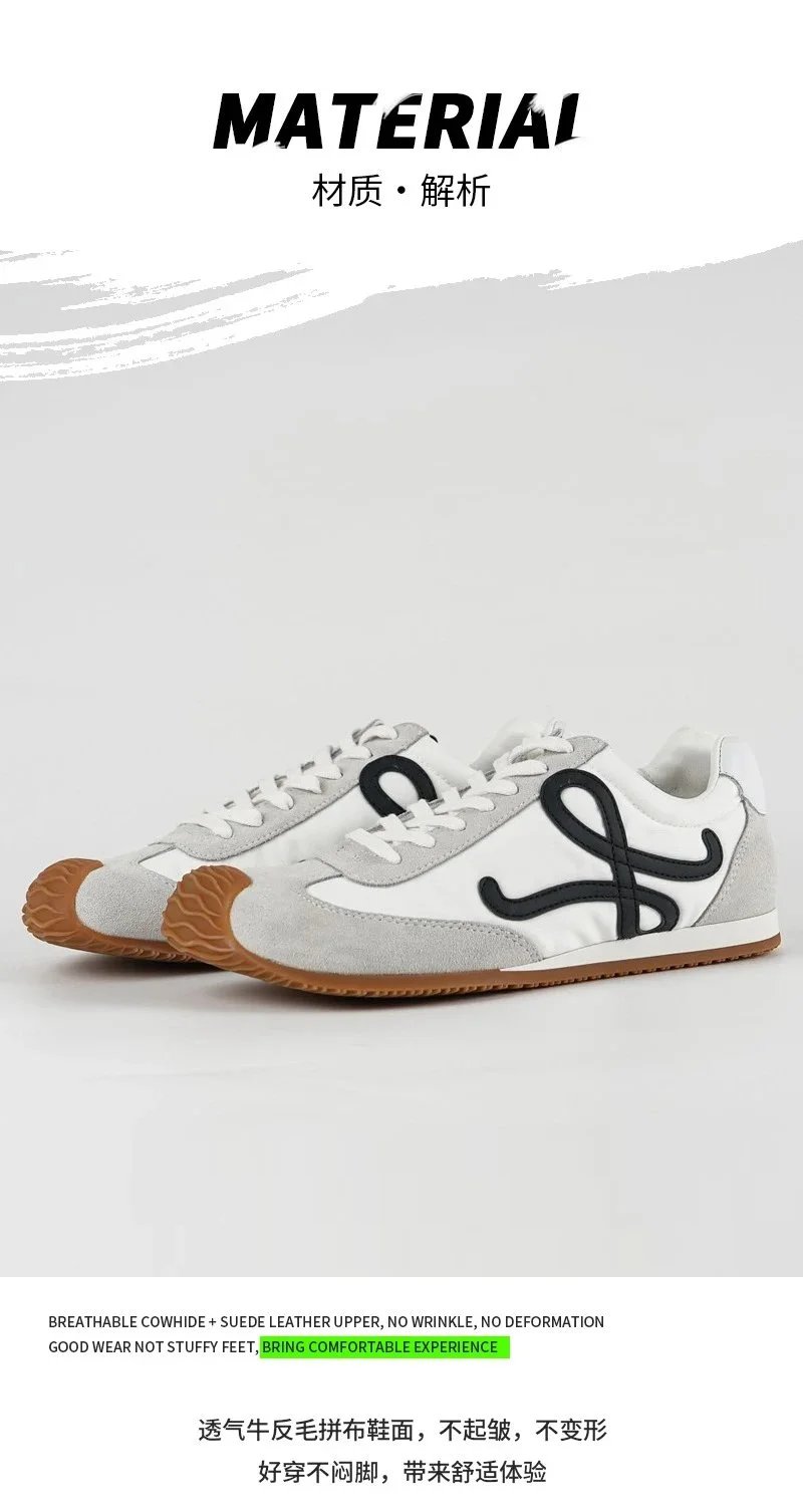 Loewe Puzzle Runner White and Gray Sneakers - 8