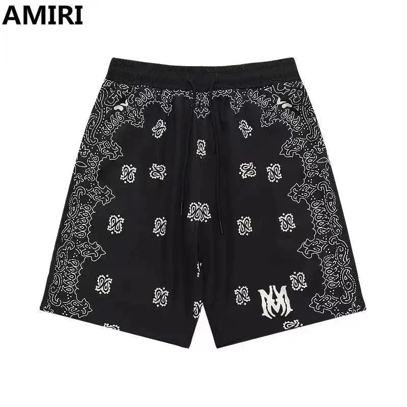 AMIRI Shirts Short-Sleeve Gradient Logo Print Shirt — 36