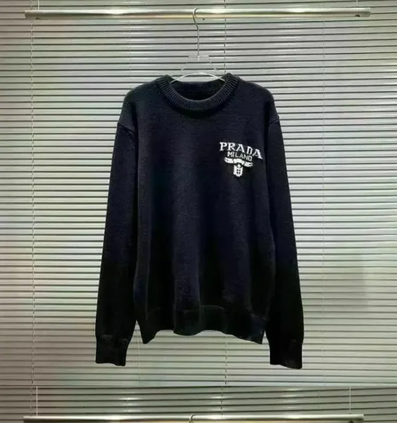 Design Graphic Knit Sweater Gray Multicolor - 10