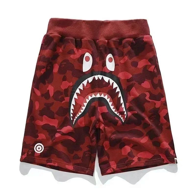 A Bathing Ape Shark Camo Shorts Black product detail 2 in Litbuy spreadsheet finds