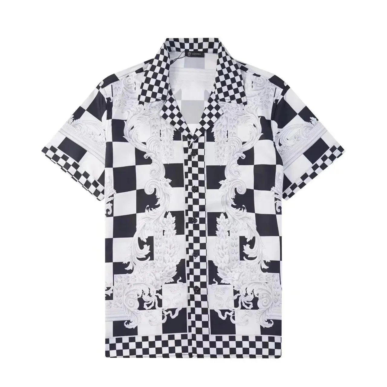 AMIRI Shirts Short-Sleeve Gradient Logo Print Shirt — 23
