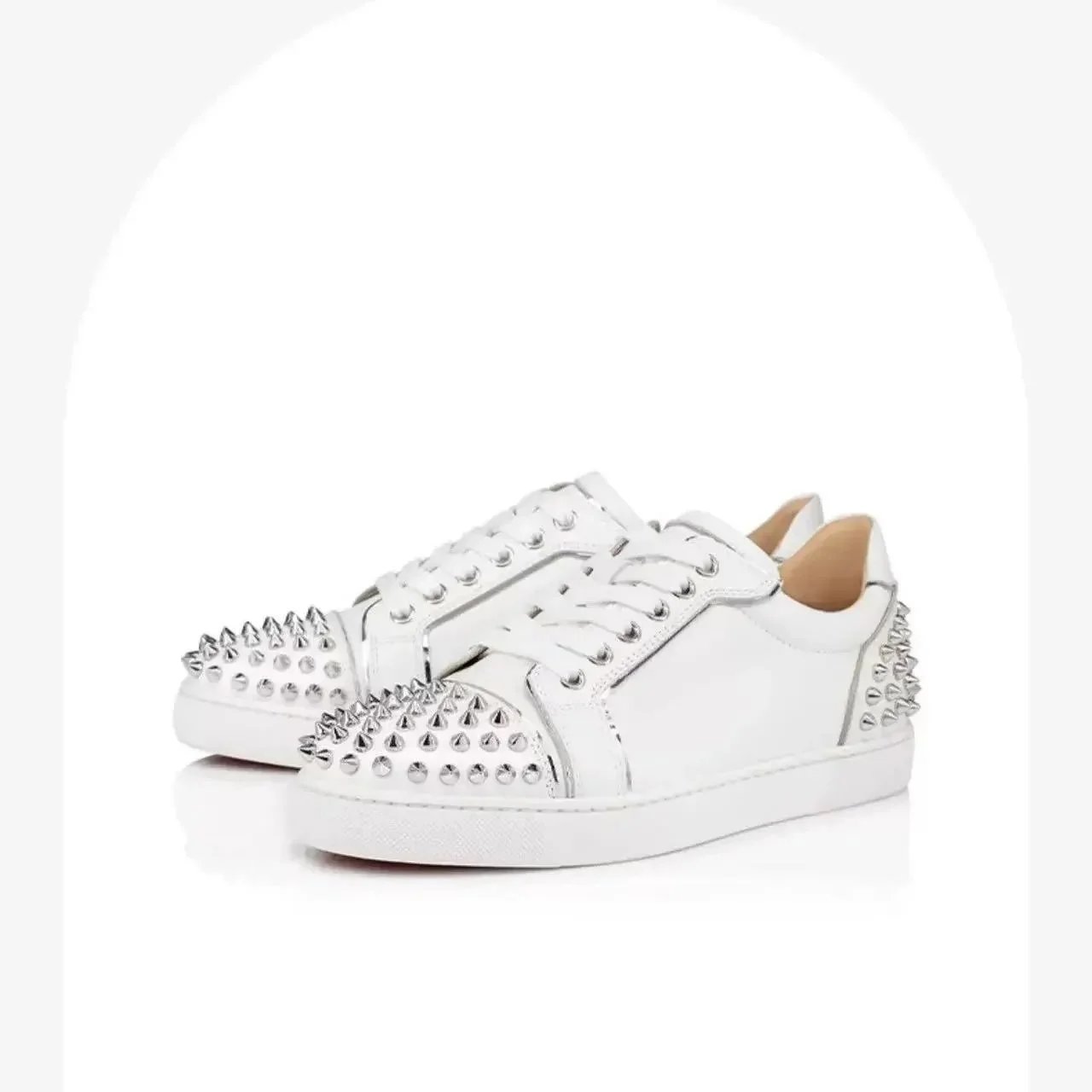 White front and back studs
