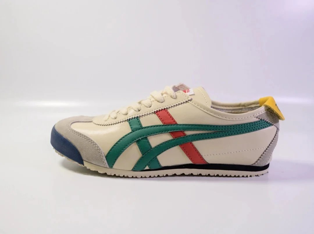 Onitsuka Tiger Onitsuka Tiger Mexico 66 Sneakers Cream/Forest Green Beige
