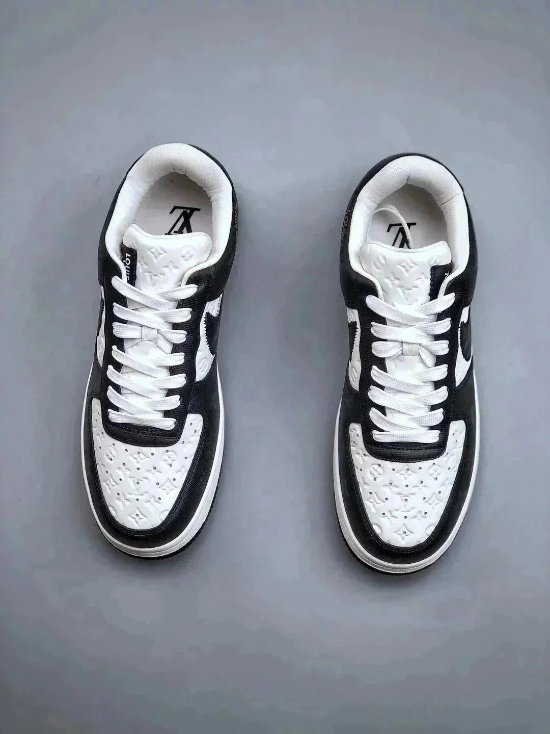 Louis Vuitton x Nike Air Force 1 Low Monogram Gold Sneakers - 6