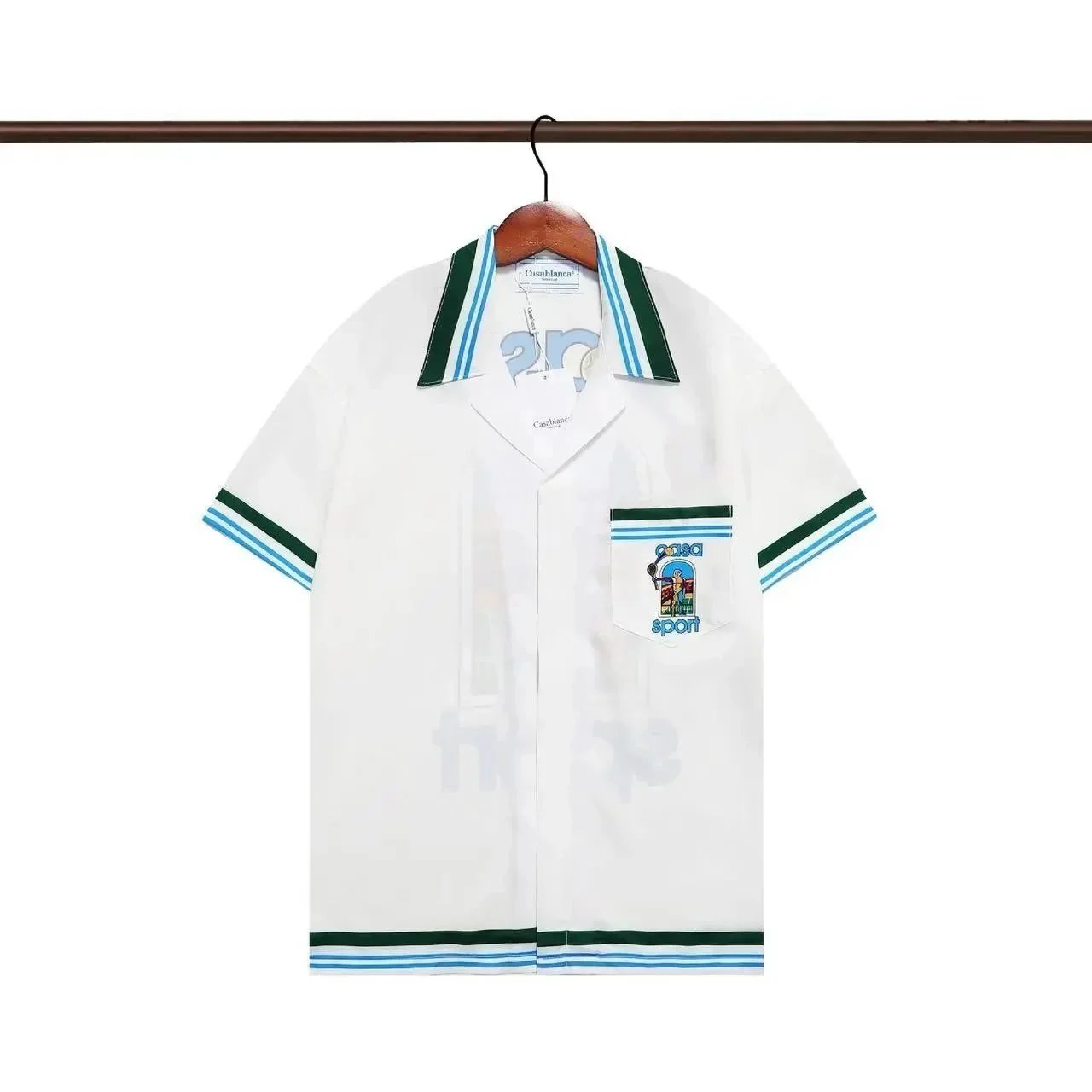 AMIRI Shirts Short-Sleeve Gradient Logo Print Shirt — 20