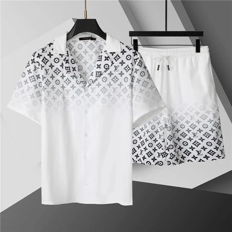 Burberry Check Print Short-Sleeve Shirt and Shorts Set Beige Multicolor - 6