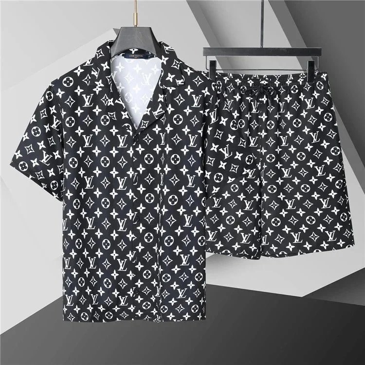 Burberry Check Print Short-Sleeve Shirt and Shorts Set Beige Multicolor - 7