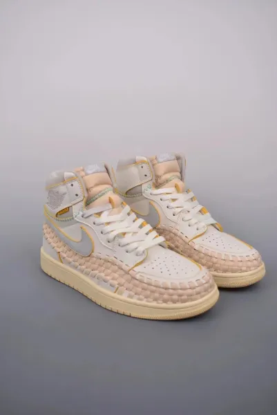 Nike x Off-White Air Jordan 1 Mid 'University Blue' Sneakers - 2
