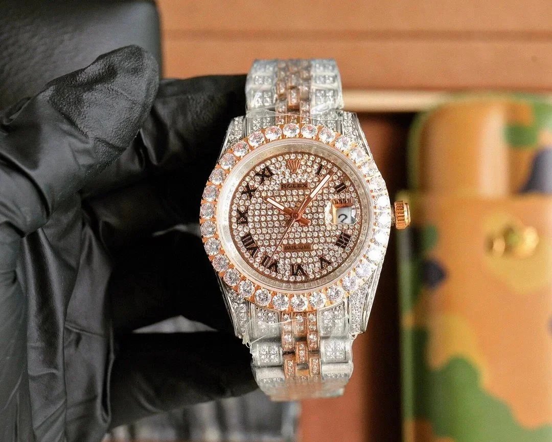 Rolex Datejust Rose Gold Diamo