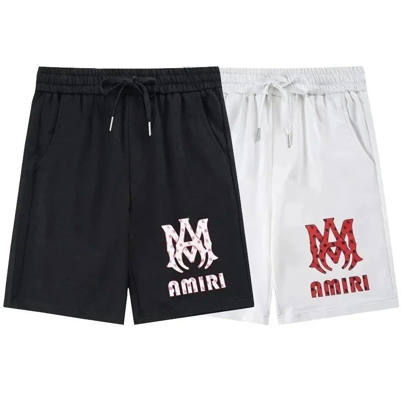 Amiri Vinyl Logo Drawstring Shorts Black - 3