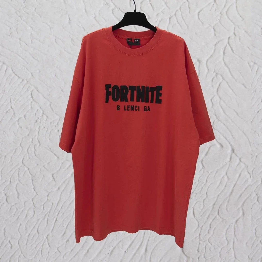 Fortnite x E.Lenci Ga Black Oversized Graphic T-Shirt - 5