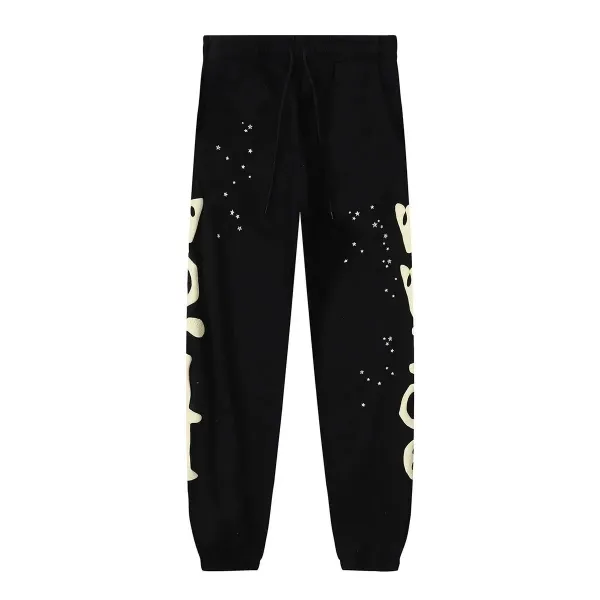 Philipp Plein Skull & Stars Sweatpants Black - 1