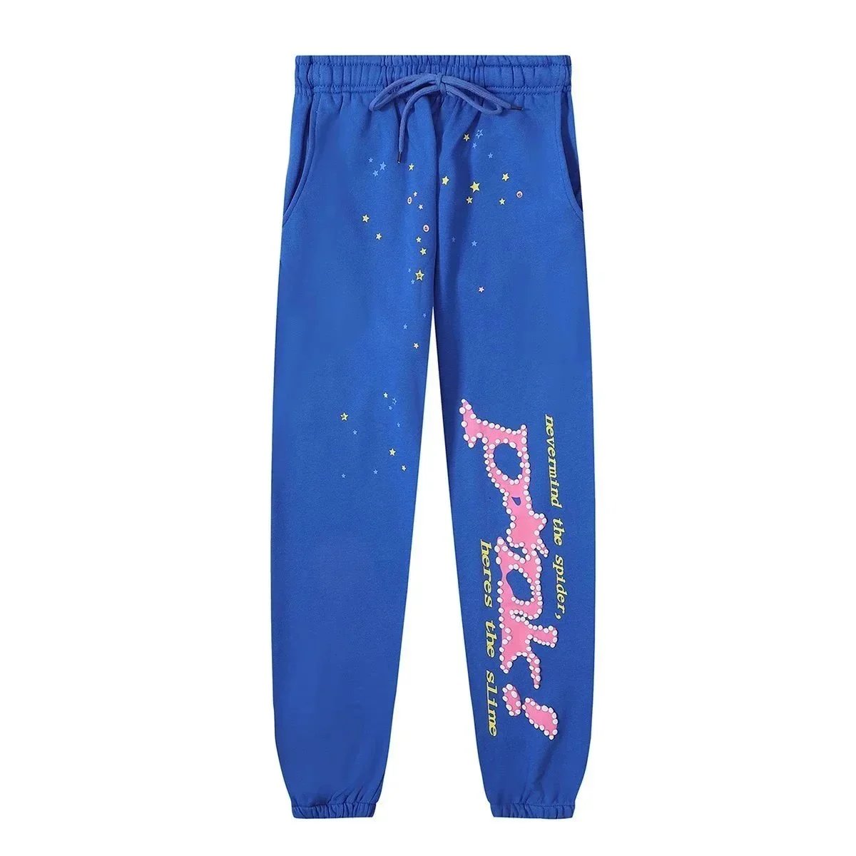 PacSun x Spider-Man 'Nevermind the Spider' Blue Embellished Sweatpants - 1