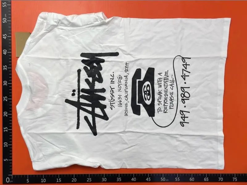 Stussy 8-Ball Graphic T-Shirt Charcoal Gray T-Shirt - 5