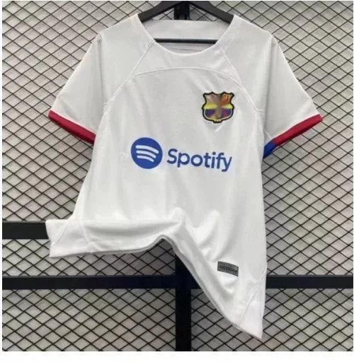 FC Barcelona FC Barcelona Spotify White Away Jersey White