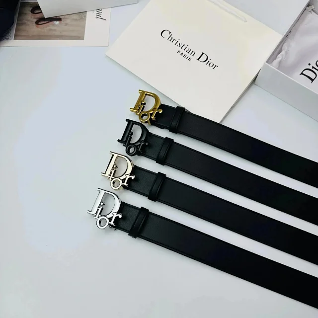 Dior Belts CD Buckle Embossed Monogram Belt product detail image 3