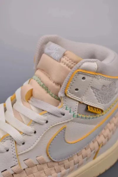 Nike x Off-White Air Jordan 1 Mid 'University Blue' Sneakers - 8
