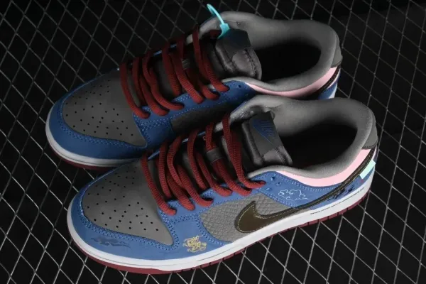 Nike SB Dunk Low 'Wukong' Multicolor Sneakers - 7