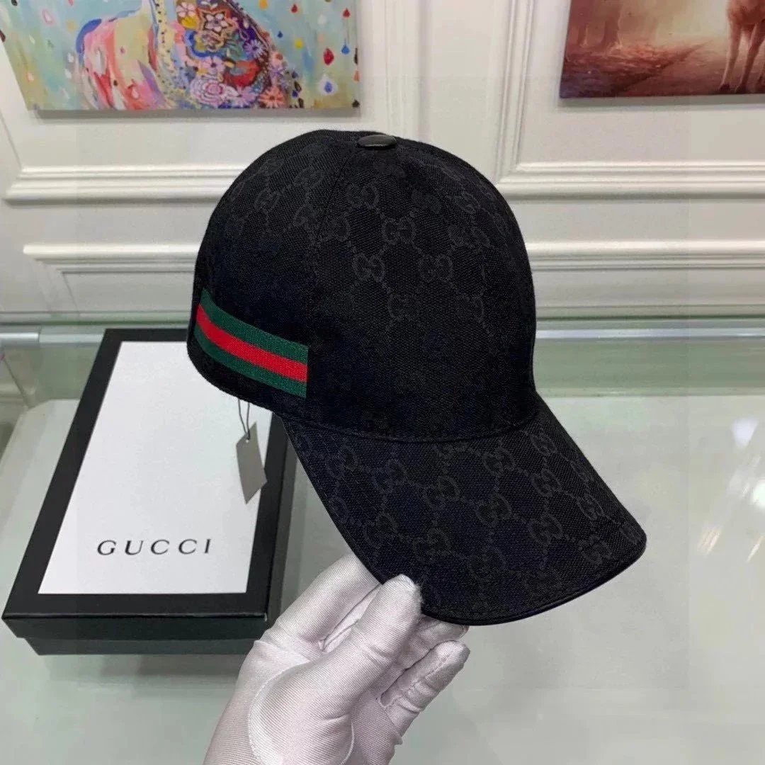 Gucci GG Monogram White Baseball Cap - 5