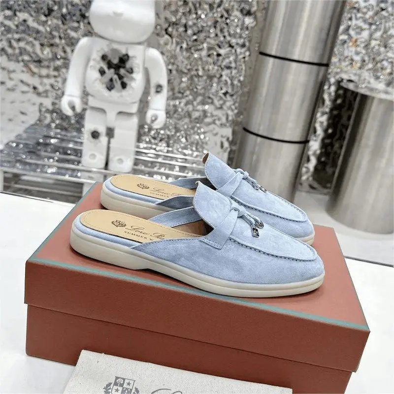 Loro Piana Summer Walk Mule Loafers