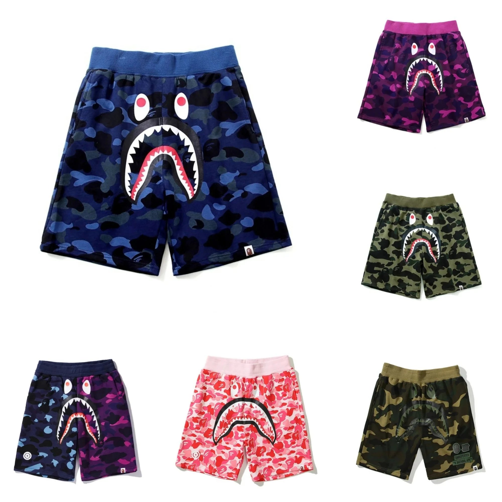 BAPE A Bathing Ape Shark Camo Shorts LitBuy spreadsheet find