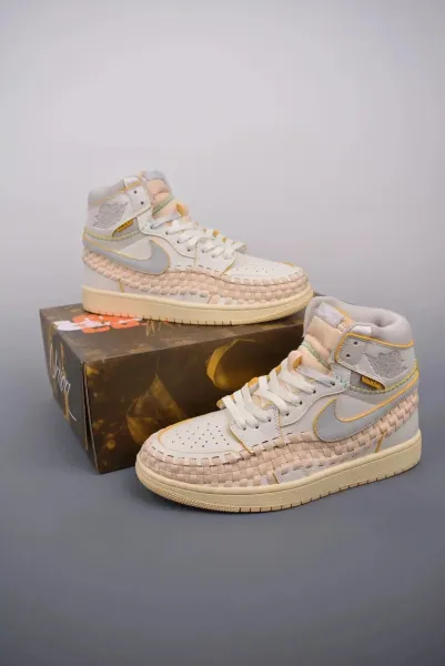 Nike x Off-White Air Jordan 1 Mid 'University Blue' Sneakers - 6