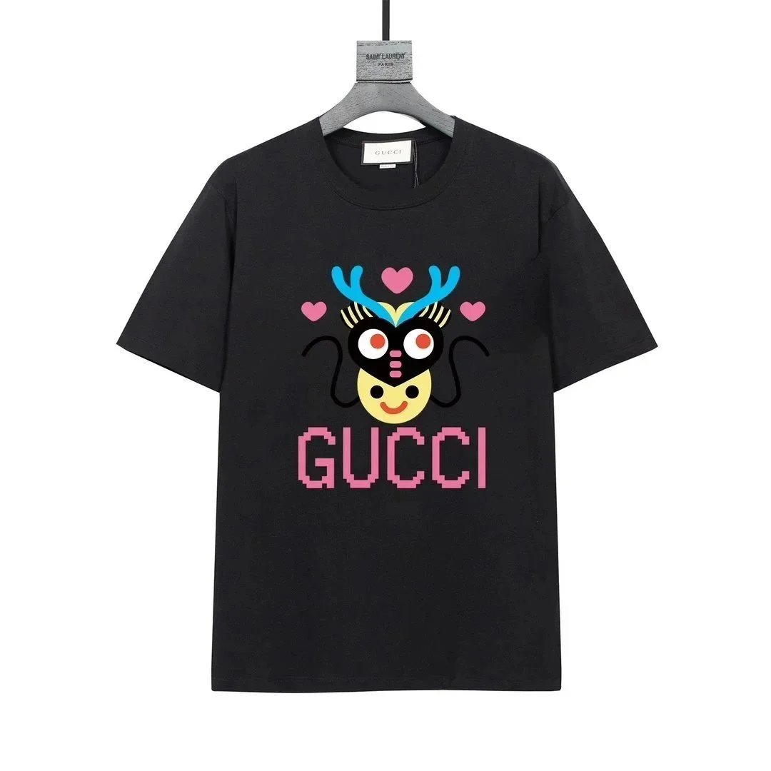 Gucci Deer Print Black T-Shirt
