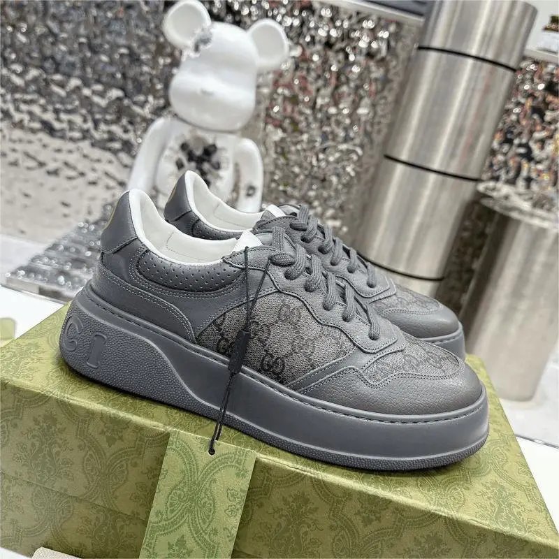 CktB Gray Platform Cookie Sneakers