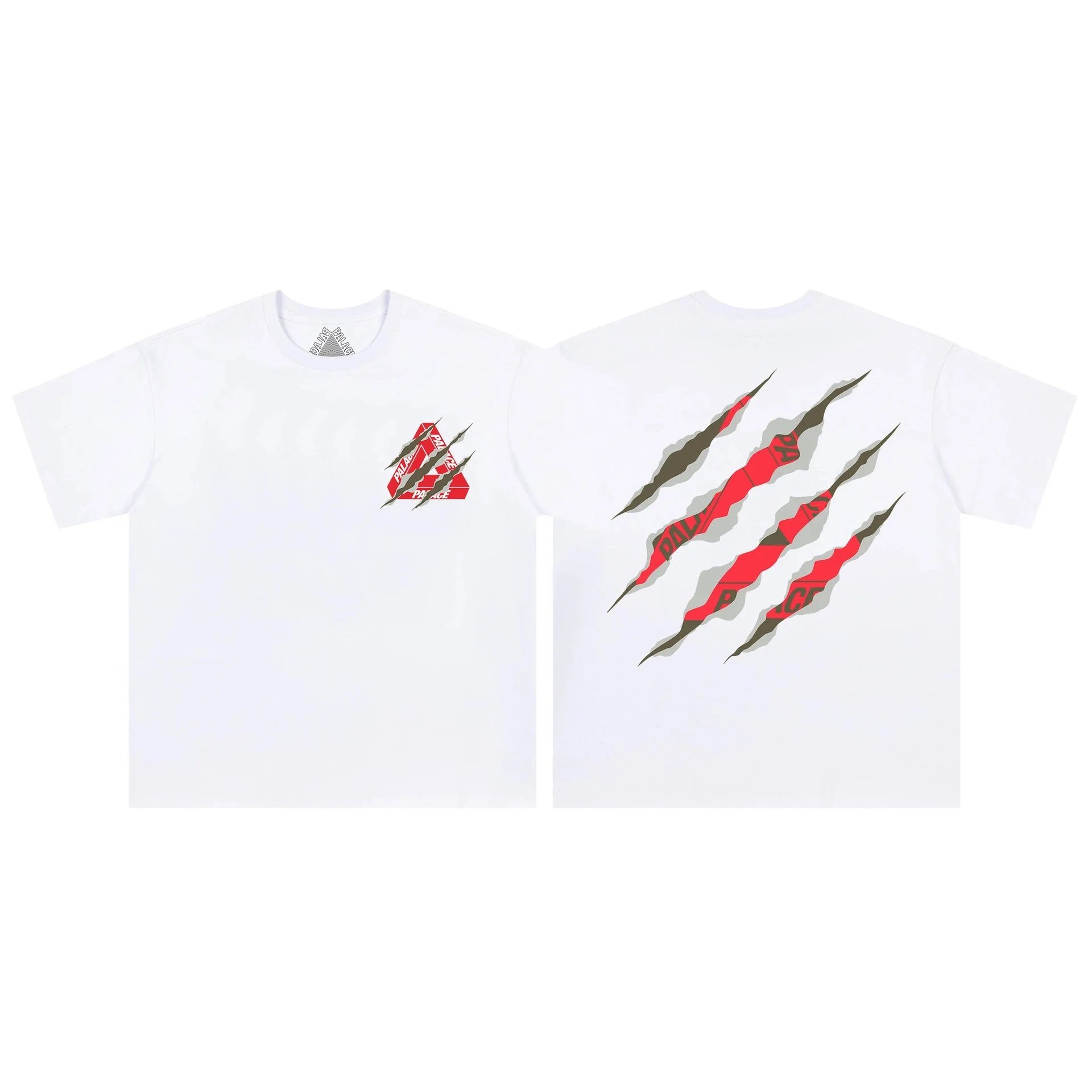 Palace Palace Skateboards Claw Logo T-Shirt - White/Red White