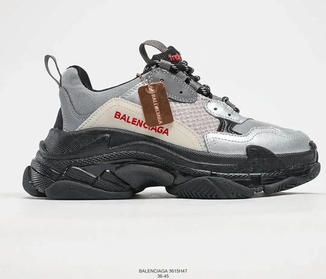 BMLRESGAVA Triple S Multicolor Chunky Sneakers