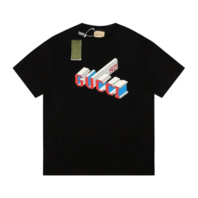 Gucci T-Shirts Logo graphic crew-neck T-shirt product detail image 2