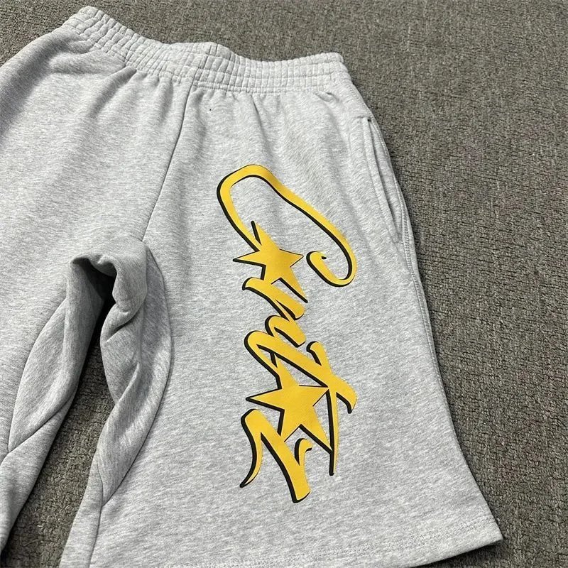 Cotton Shorts Assorted Colors Graphic Print Casual