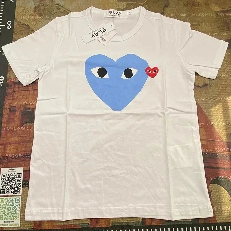 Comme des Garçons Comme des Garçons Play Heart T-Shirt White White