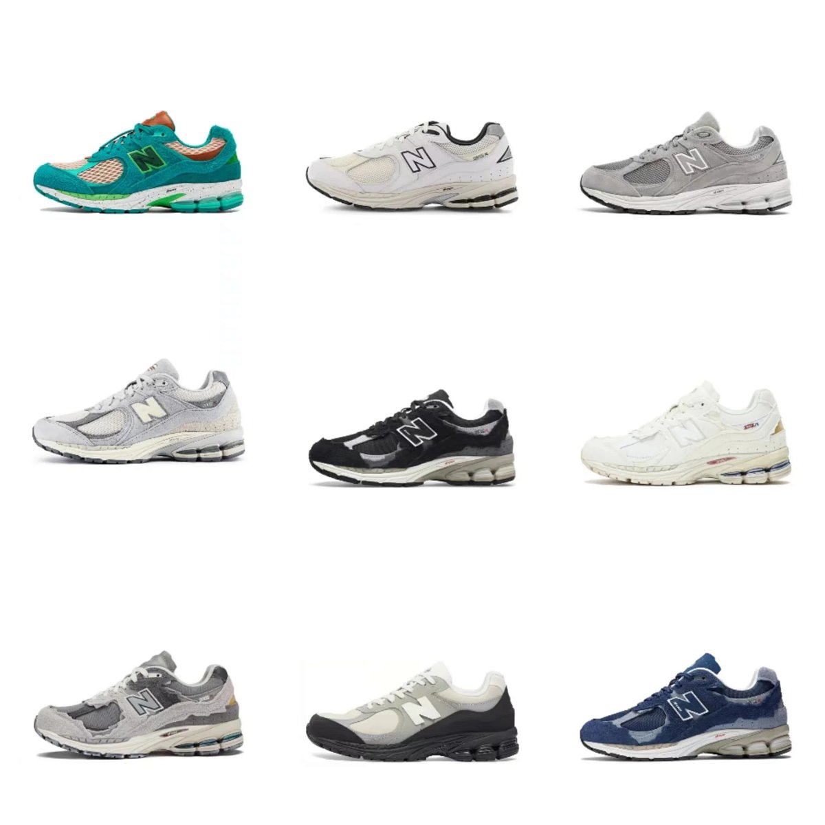 New Balance 2002R Olive Green Sneakers Chunky Sneakers product detail 2 in Litbuy spreadsheet finds