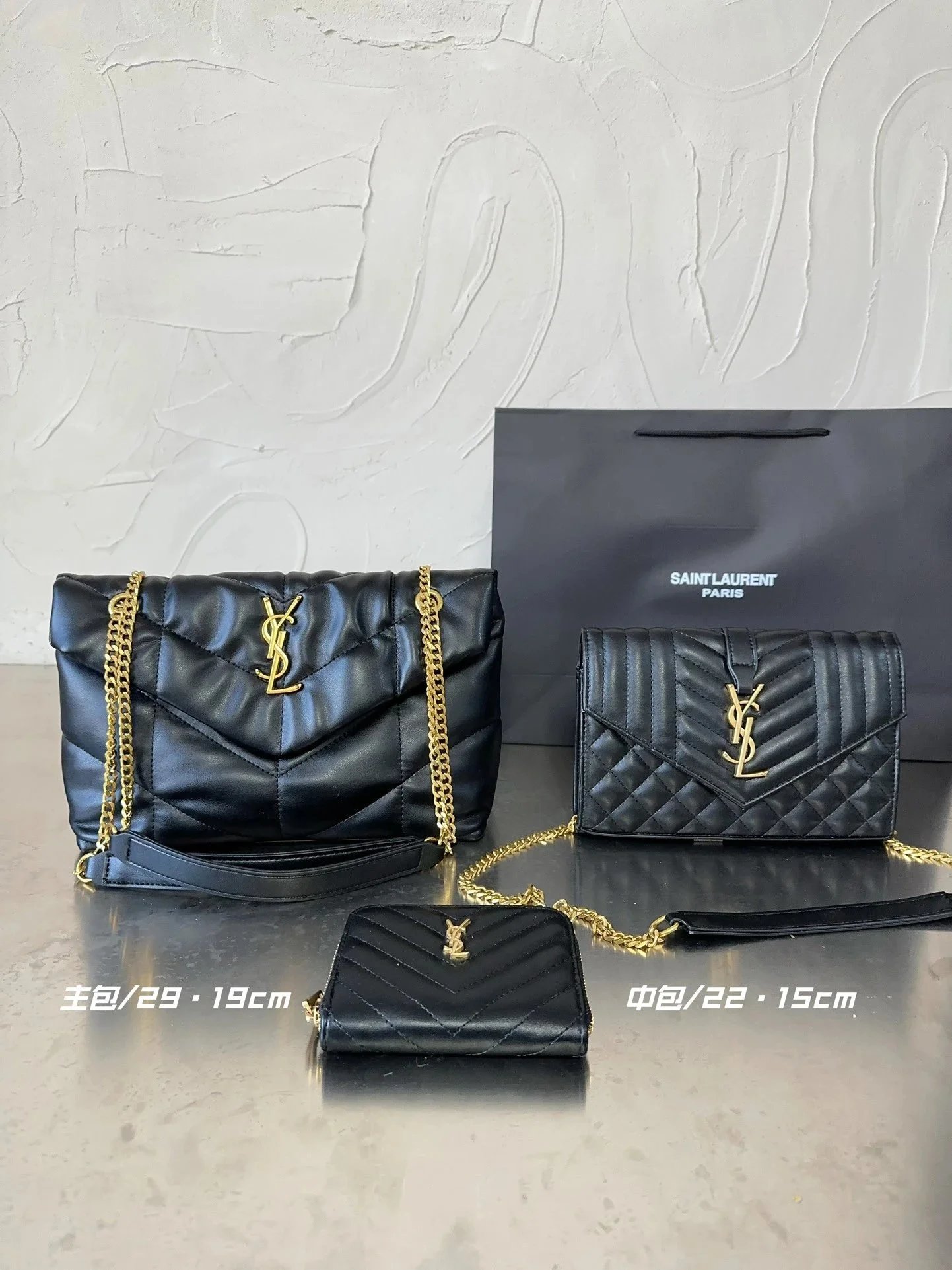 Saint Laurent Shoulder Bags Chain-Strap Flap image 2