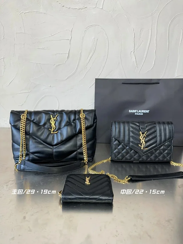 Saint Laurent Shoulder Bags Chain-Strap Flap product detail image 2